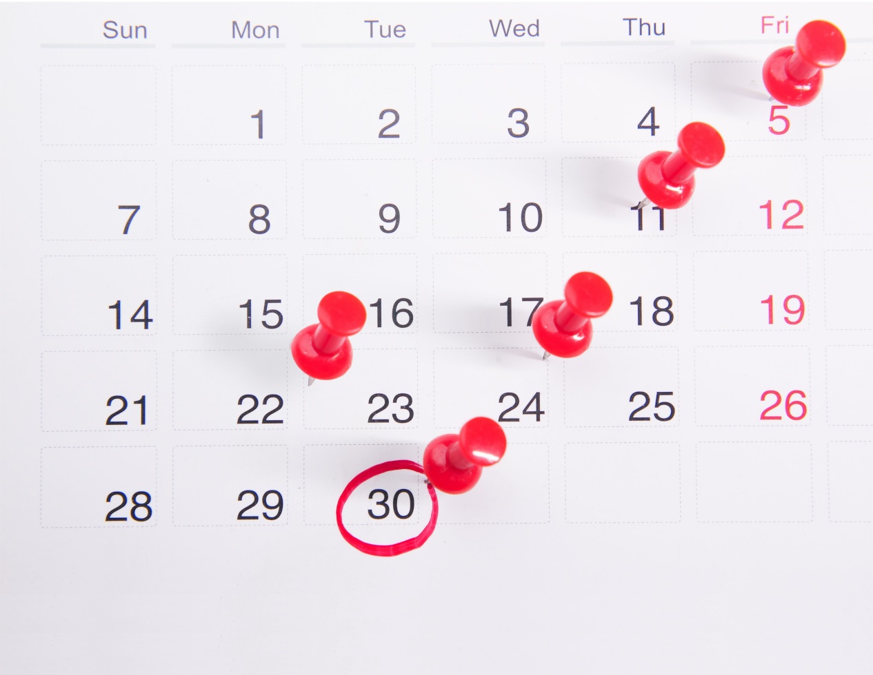 CSCN and RPC Calendars